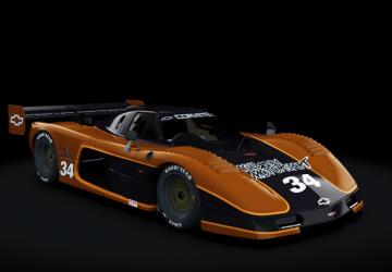 Мод Chevrolet Corvette GTP 1989 версия 1.1 для Assetto Corsa