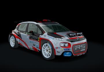 Мод Citroen C3 R5 Rally версия R5 для Assetto Corsa