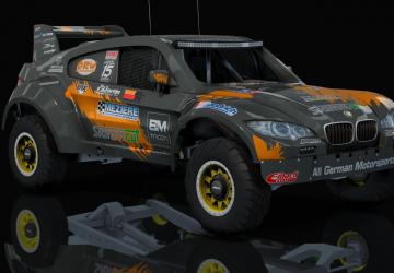 Мод Dakar T2 BMW X6 Baja версия 1.0 для Assetto Corsa