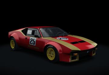 Мод De Tomaso Pantera Group 4 версия 1.2 для Assetto Corsa