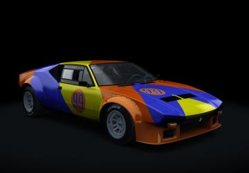 Мод De Tomaso Pantera Group 4 версия 1.2 для Assetto Corsa