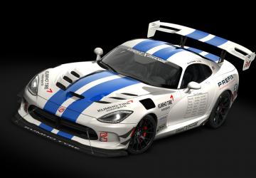 Мод Dodge Viper ACR ’16 версия 2.0 для Assetto Corsa