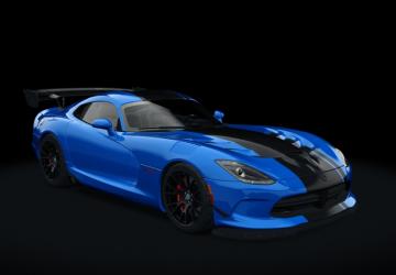 Мод Dodge Viper ACR Twin Turbo 2016 версия 2.0.1 для Assetto Corsa