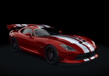 Мод Dodge Viper ACR Twin Turbo 2016 версия 2.0.1 для Assetto Corsa