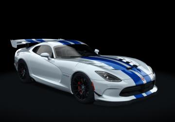 Мод Dodge Viper ACR Twin Turbo 2016 версия 2.0.1 для Assetto Corsa