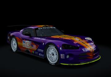 Мод Dodge Viper GT2 Competition Coupe версия 1 для Assetto Corsa