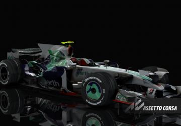 Мод F1 2008 - Honda RA108 версия 1.5 для Assetto Corsa