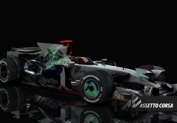 Мод F1 2008 - Honda RA108 версия 1.5 для Assetto Corsa