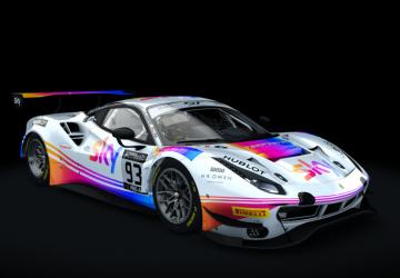 Мод Ferrari 488 GT3 ACC Sprint версия 2.0 для Assetto Corsa