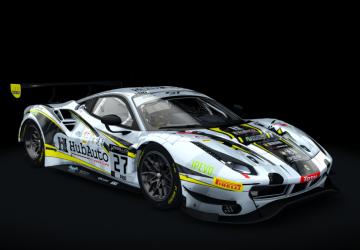 Мод Ferrari 488 GT3 ACC Sprint версия 2.0 для Assetto Corsa