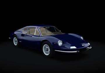 Мод Ferrari Dino 246GT ’69 версия 1 для Assetto Corsa