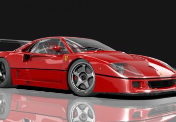 Мод Ferrari F40 Competizione версия 1.7 для Assetto Corsa