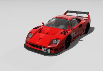 Мод Ferrari F40 LM ’89 версия 0.9.5 для Assetto Corsa