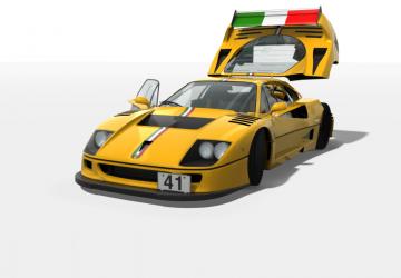 Мод Ferrari F40 ’89 High HP Tuned версия 1.2 для Assetto Corsa