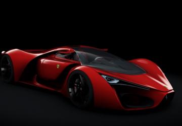 Мод Ferrari F80 Concept Remaster версия 1.1 для Assetto Corsa