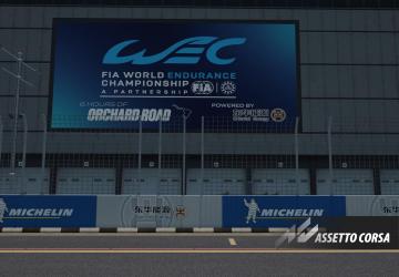 Мод [FICTIONAL] WEC Skin for Orchard Road версия 1.0 для Assetto Corsa