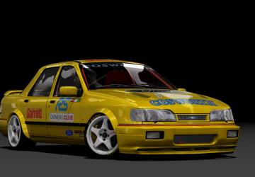 Мод Ford Sierra RS Cosworth Club версия 1 для Assetto Corsa