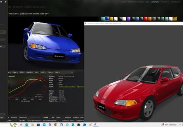 Мод Honda Civic eg6 версия rev3 для Assetto Corsa