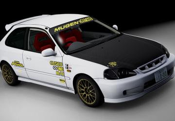 Мод Honda Civic Type R (EK9) Turbo VER. 2 версия 2.2 для Assetto Corsa