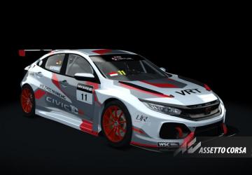 Мод Honda Civic Type R TCR FK7 версия v1.1 для Assetto Corsa