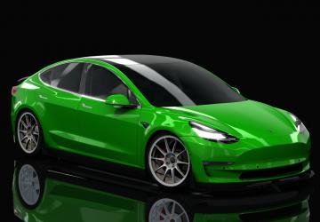 Мод HOTHEAD21 Tesla Model 3 Custom версия 1 для Assetto Corsa