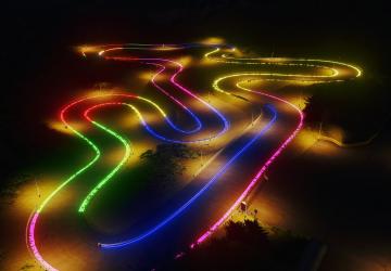 Карта «Drift Playground» версия RGB для Assetto Corsa