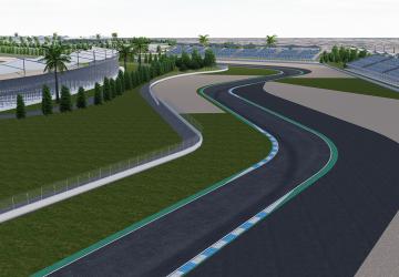 Карта «Jakabaring Circuit - Indonesia» версия 1.1a для Assetto Corsa