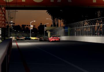 Карта «Night Long Beach Circuit» версия 1.0 для Assetto Corsa