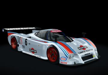 Мод Lancia LC2 Group C версия 1.1 для Assetto Corsa