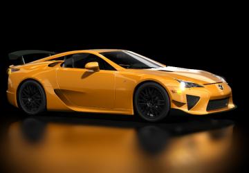 Мод Lexus LFA Nurburgring Edition версия 1 для Assetto Corsa