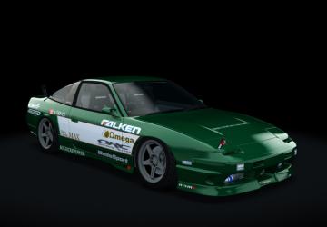 Мод Nissan 180sx Type-x Yoshinori Koguchi 300 v3.2 для Assetto Corsa