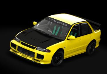 Мод 峠 Mamasao Works Mitsubishi Lancer Evolution III v1 для Assetto Corsa