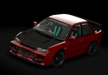 Мод 峠 Mamasao Works Mitsubishi Lancer Evolution III v1 для Assetto Corsa