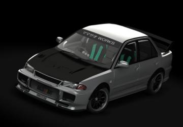 Мод 峠 Mamasao Works Mitsubishi Lancer Evolution III v1 для Assetto Corsa