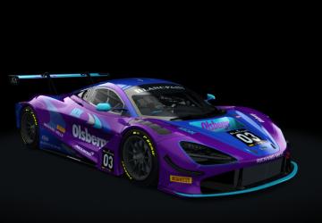 Мод McLaren 720S GT3 версия 1 для Assetto Corsa