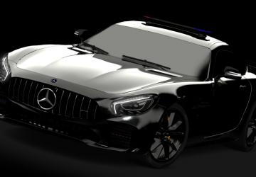 Мод Mercedes-Benz AMG GTR Police 2014 версия 1.0 для Assetto Corsa