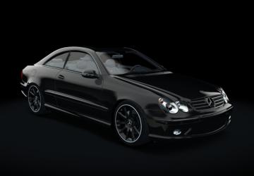 Мод Mercedes-Benz CLK55 AMG версия 1 для Assetto Corsa