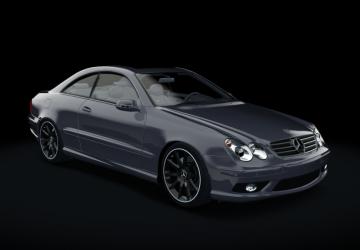 Мод Mercedes-Benz CLK55 AMG версия 1 для Assetto Corsa