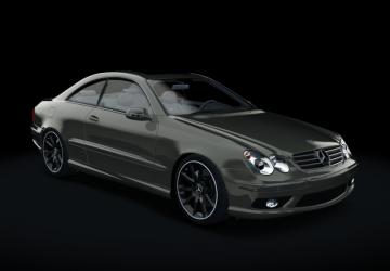 Мод Mercedes-Benz CLK55 AMG версия 1 для Assetto Corsa