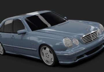 Мод Mercedes W210 55 AMG версия 0.5 для Assetto Corsa