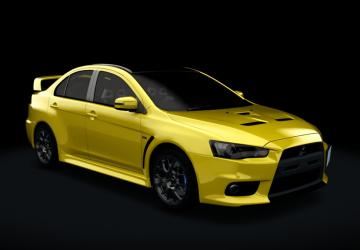 Мод Mitsubishi Lancer Evolution X Final Edition v1.0 для Assetto Corsa