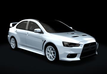 Мод Mitsubishi Lancer Evolution X Final Edition v1.0 для Assetto Corsa