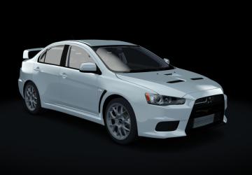 Мод Mitsubishi Lancer X Evolution версия 1 для Assetto Corsa