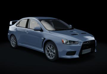 Мод Mitsubishi Lancer X Evolution версия 1 для Assetto Corsa