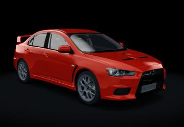 Мод Mitsubishi Lancer X Evolution версия 1 для Assetto Corsa