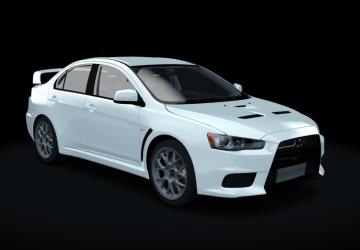 Мод Mitsubishi Lancer X Evolution версия 1 для Assetto Corsa