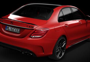 Мод MLGZ | Mercedes-Benz C63s AMG (W205) версия 1.5 для Assetto Corsa