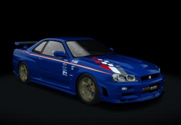 Мод Nismo Skyline GT-R R-Tune (R34) версия 1 для Assetto Corsa