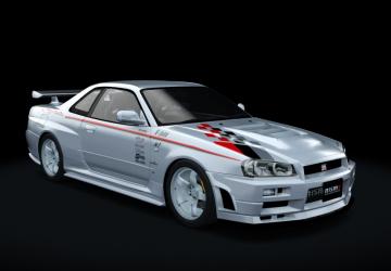 Мод Nismo Skyline GT-R R-Tune (R34) версия 1 для Assetto Corsa