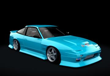 Мод Nissan 180SX RPS13 D-max Type-III 300 версия 1.1 для Assetto Corsa